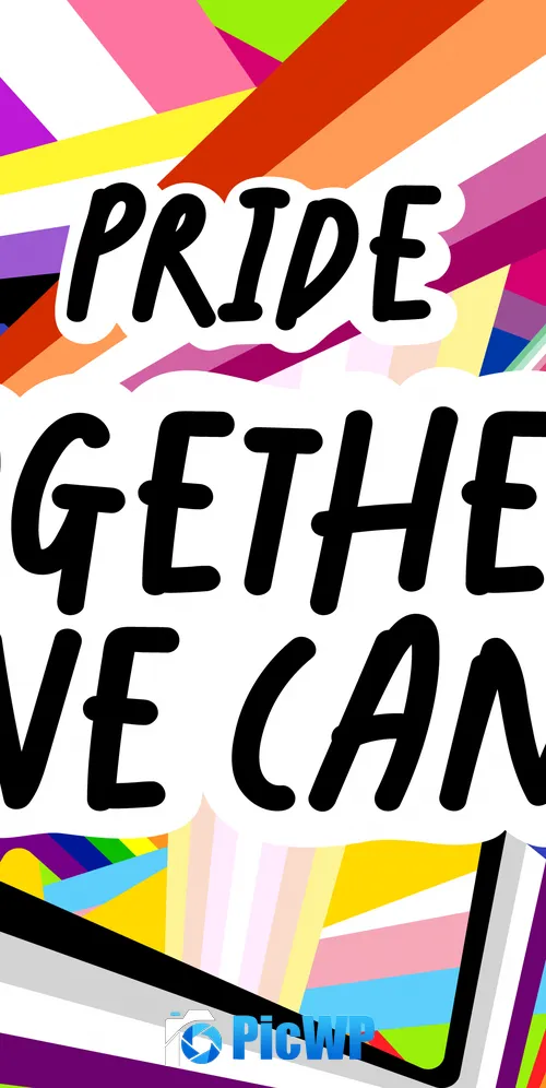 Together we can LGBTQ 3K Mobile Wallpaper