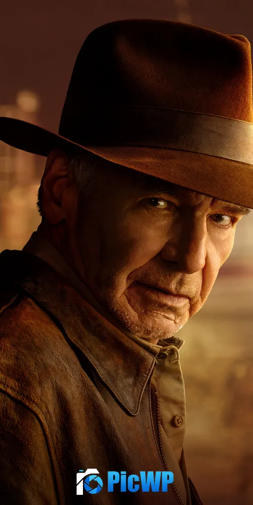 Harrison Ford Indiana Jones and the Dial of Destiny 3K Mobile Wallpaper