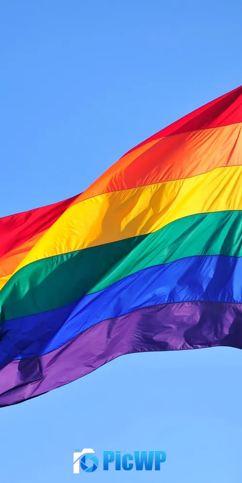 Pride flag LGBTQ 3K Mobile Wallpaper