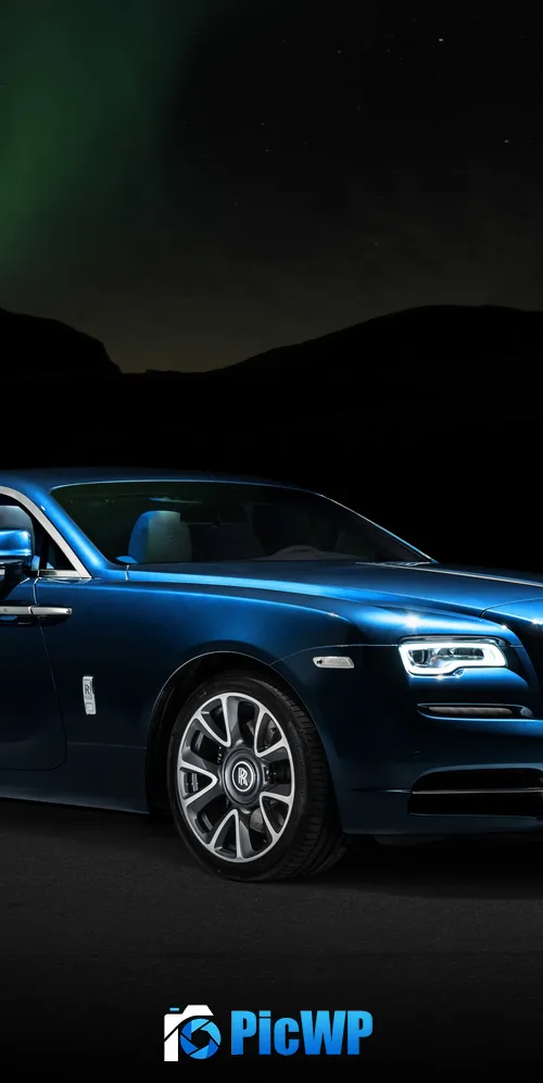 Rolls-Royce Wraith Aurora Borealis 2023 3K Mobile Wallpaper