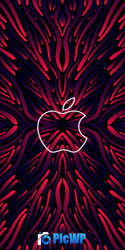 Apple logo Abstract background 3K Mobile Wallpaper