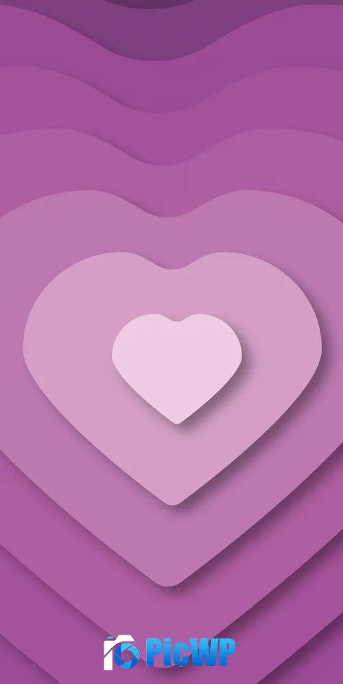 Love hearts Heart Background 3K Mobile Wallpaper