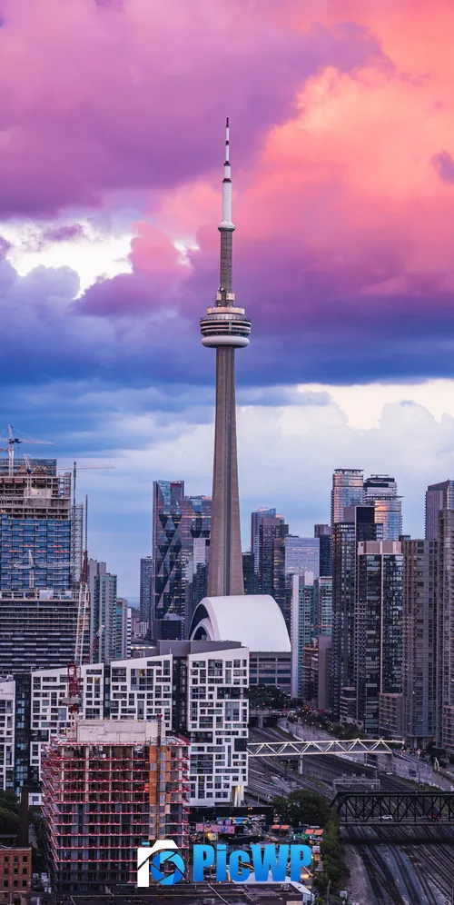 CN Tower Tourist attraction 3K Mobile Wallpaper