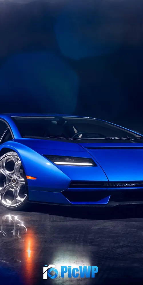 Lamborghini Countach 3K Mobile Wallpaper
