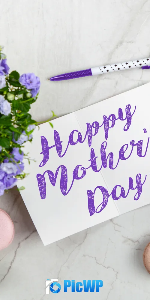 Happy Mother's Day Decoration 3K Mobile Wallpaper