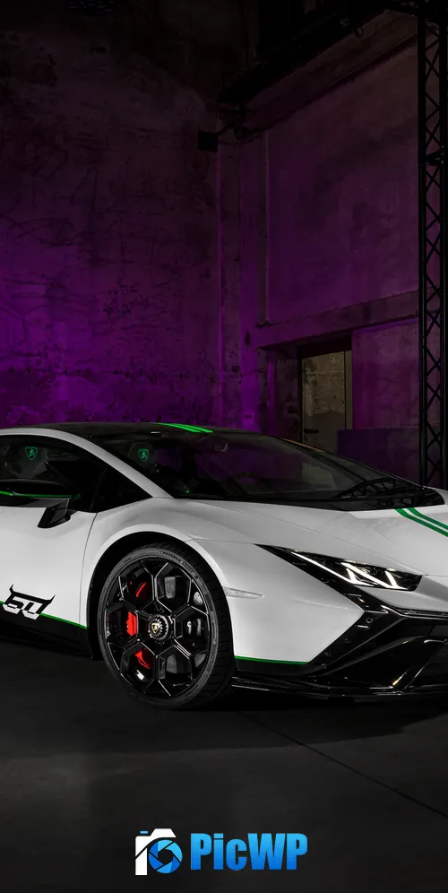 Lamborghini Huracán Tecnica Anniversary Edition 3K Mobile Wallpaper
