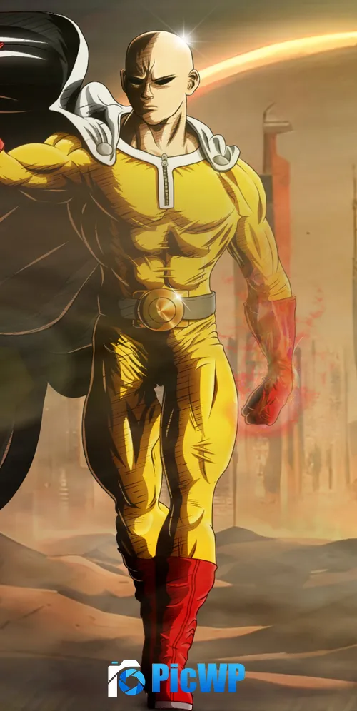 One Punch Man 3K Mobile Wallpaper