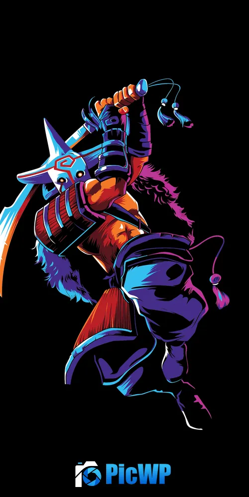 Juggernaut Dota 2 3K Mobile Wallpaper