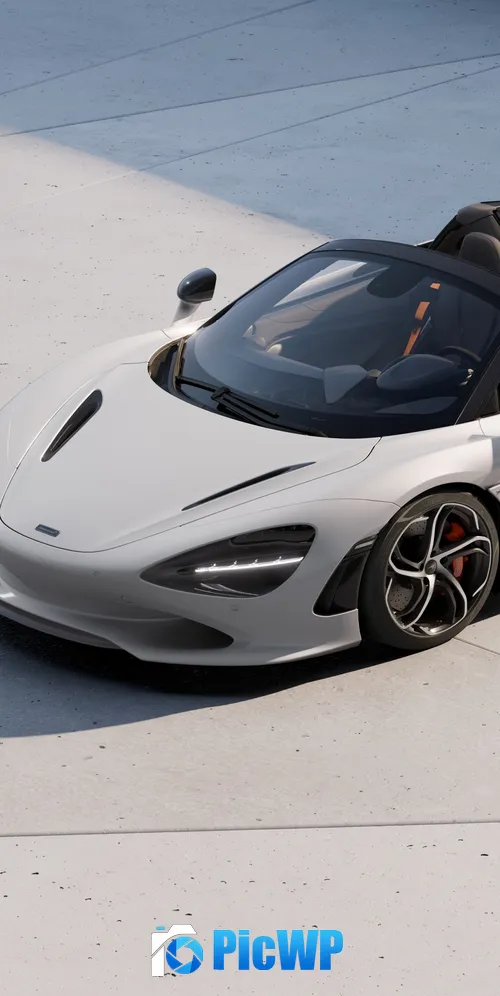 McLaren 750S Spider 2023 3K Mobile Wallpaper