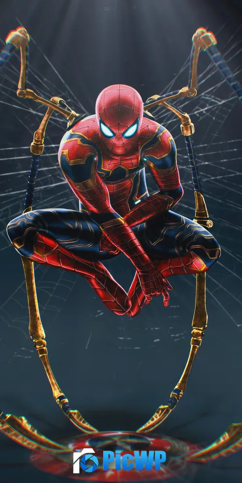 Iron Spider 3K Mobile Wallpaper