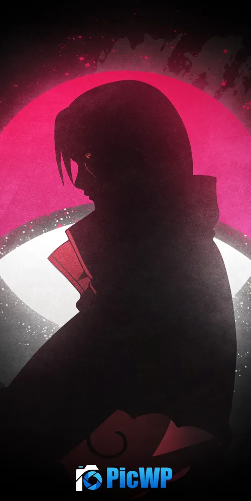 Itachi Uchiha Glow in dark 3K Mobile Wallpaper