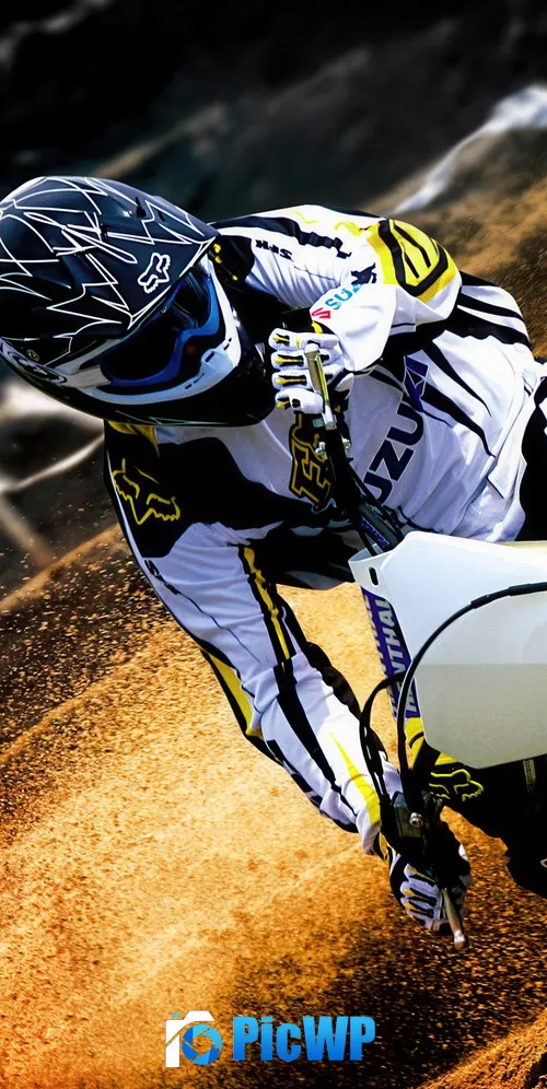 Suzuki RM Motocross 3K Mobile Wallpaper