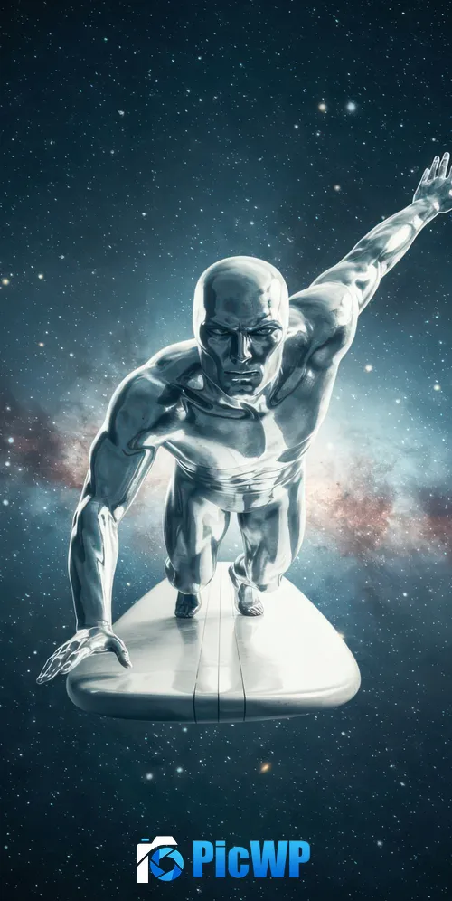 Silver Surfer Cosmic 3K Mobile Wallpaper