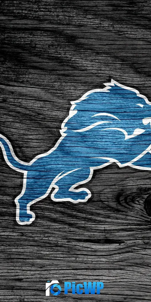 Detroit Lions Dark background 3K Mobile Wallpaper