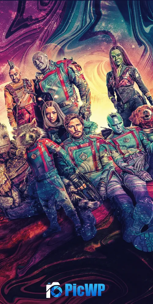 Guardians of the Galaxy Vol 3 Movie Poster 3K Mobile Wallpaper