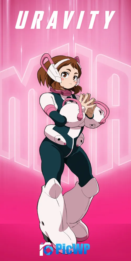 Ochaco Uraraka (Uravity) My Hero Academia 3K Mobile Wallpaper