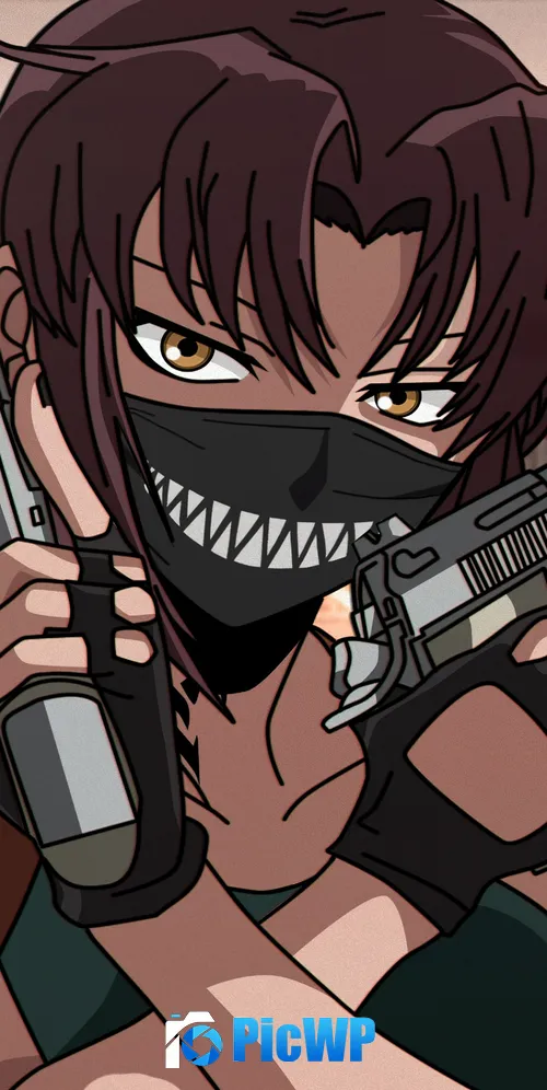 Black Lagoon Revy 3K Mobile Wallpaper