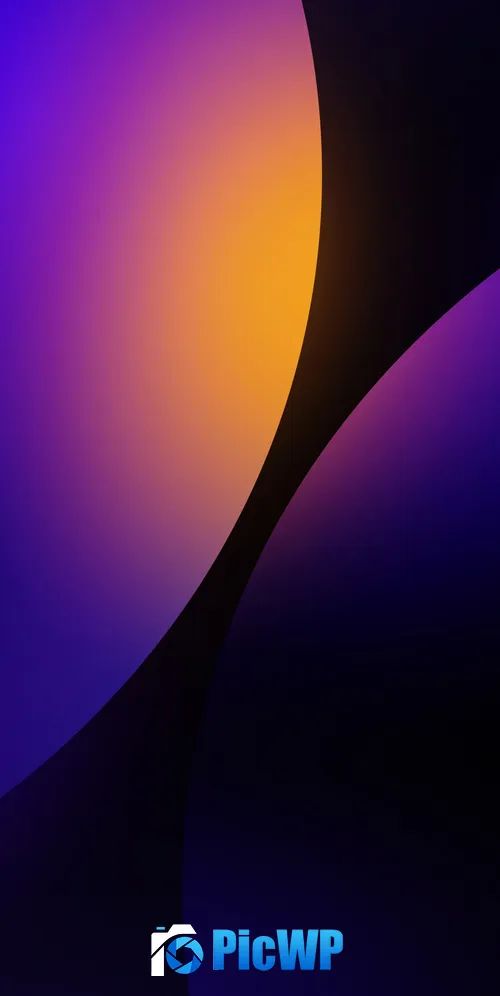 Gradient background Sphere 3K Mobile Wallpaper