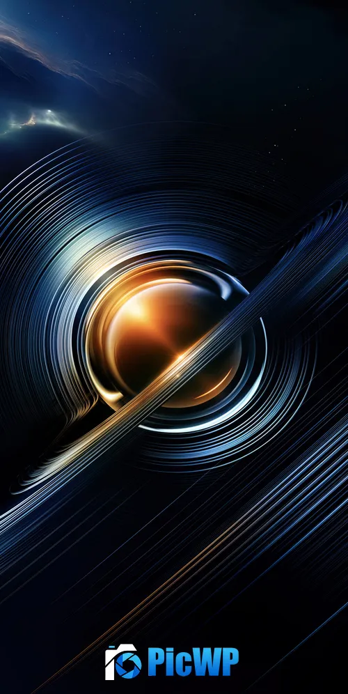 Deep space Saturn 3K Mobile Wallpaper