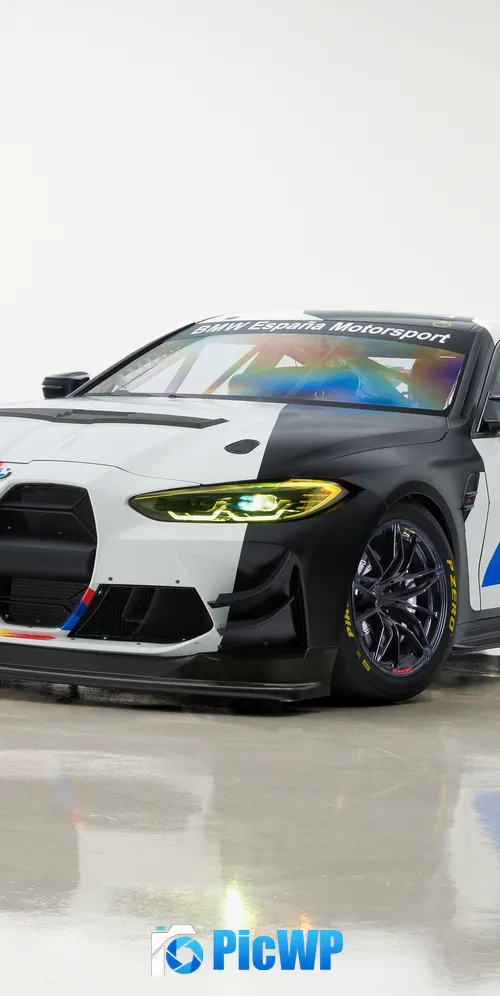 BMW M4 GT4 BMW España Motorsport 3K Mobile Wallpaper