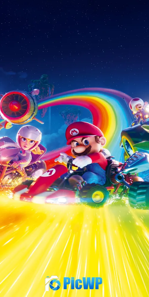 The Super Mario Bros. Movie 3K Mobile Wallpaper