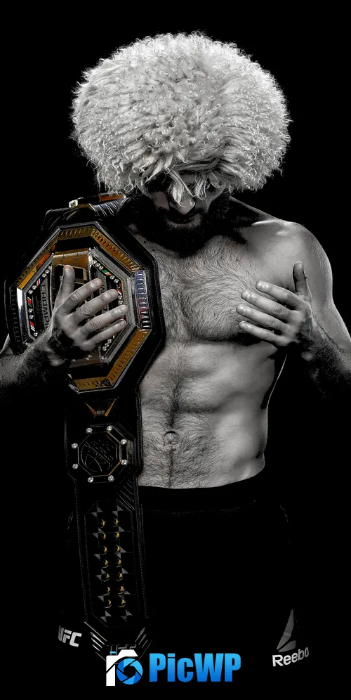 Khabib Nurmagomedov Champion 3K Mobile Wallpaper