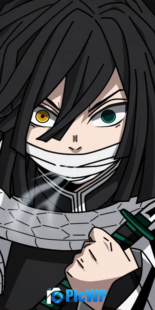 Obanai Iguro Demon Slayer: Kimetsu no Yaiba 3K Mobile Wallpaper