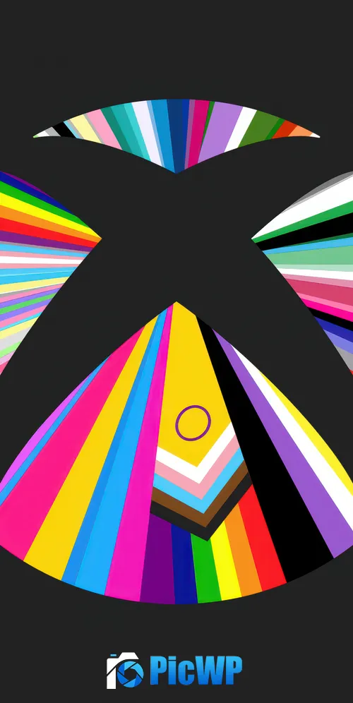 Pride Xbox logo 3K Mobile Wallpaper