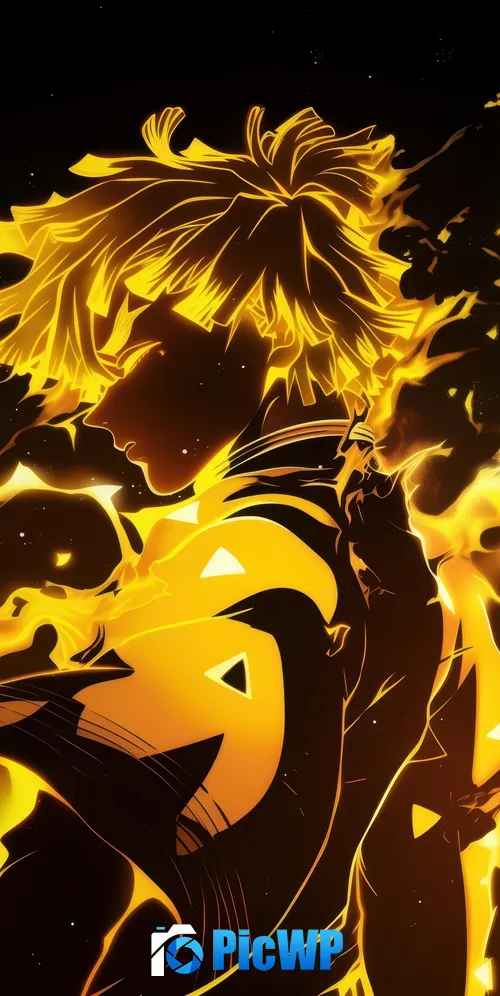 Zenitsu Agatsuma Aesthetic anime 3K Mobile Wallpaper