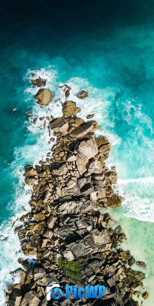 Beach Seychelles 3K Mobile Wallpaper
