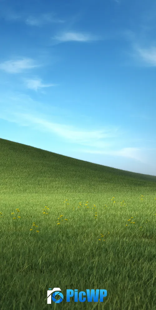 Nostalgic Windows XP Landscape 3K Mobile Wallpaper