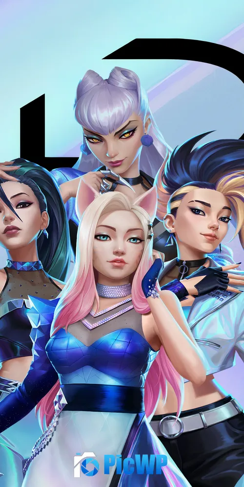 KDA 3K Mobile Wallpaper