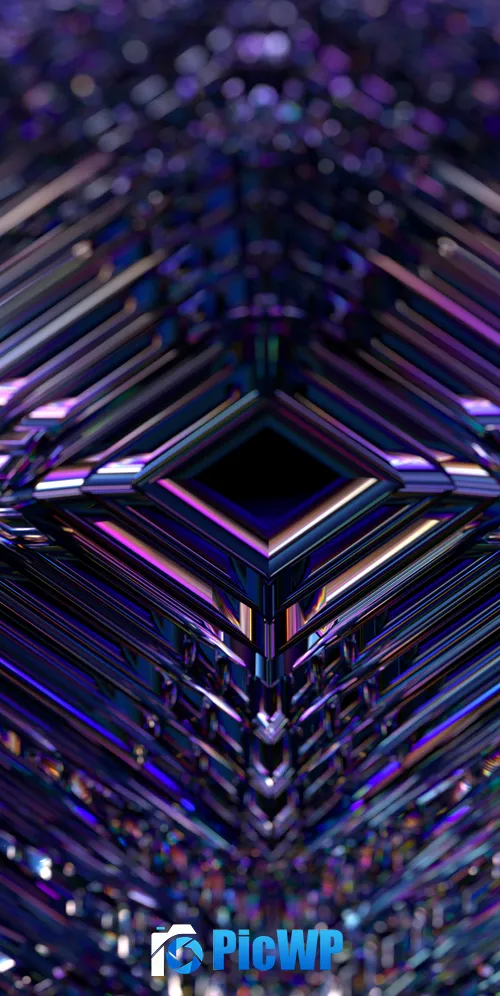 3D background Psychedelic 3K Mobile Wallpaper