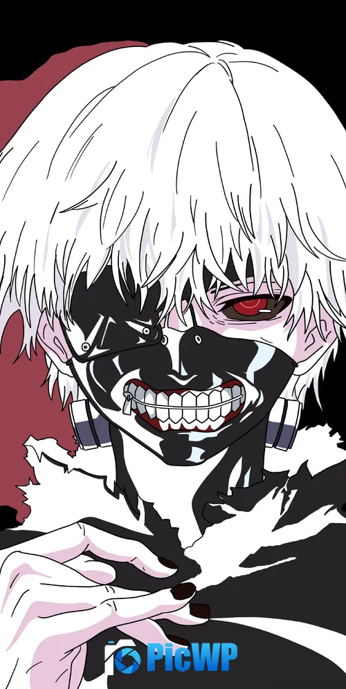 Ken Kaneki iPhone 4K 3K Mobile Wallpaper