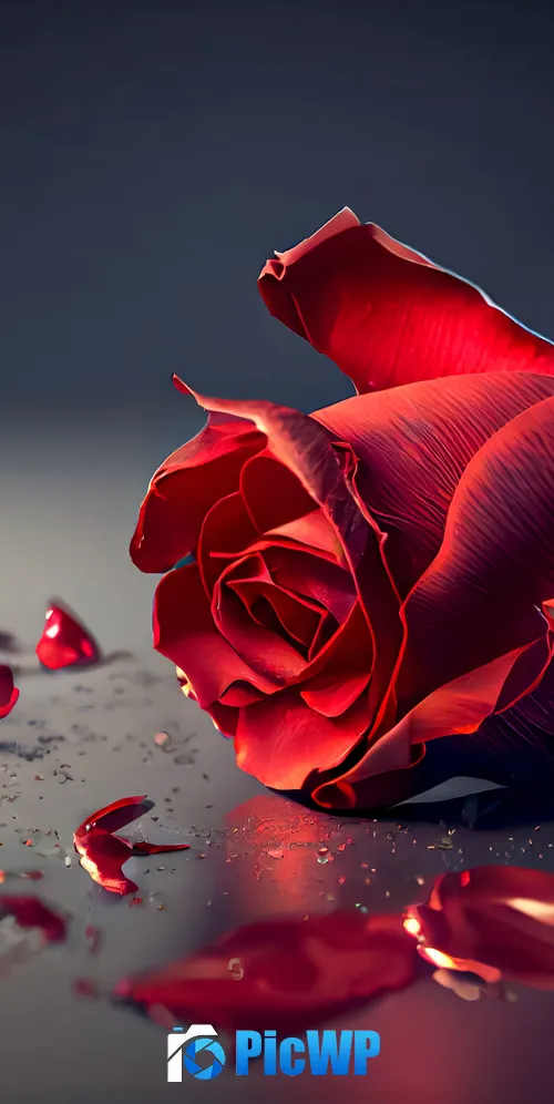 Rose flower AI art 3K Mobile Wallpaper