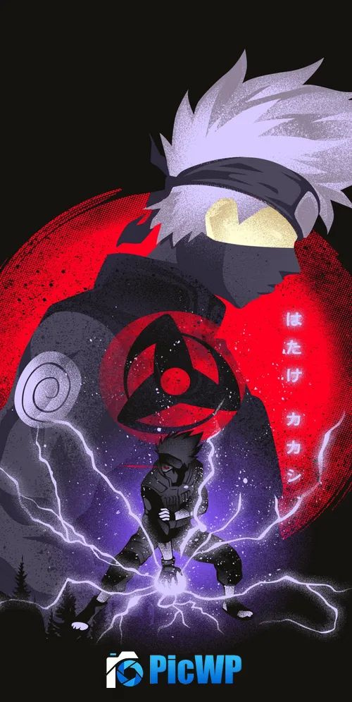 Kakashi Hatake Sharingan 3K Mobile Wallpaper