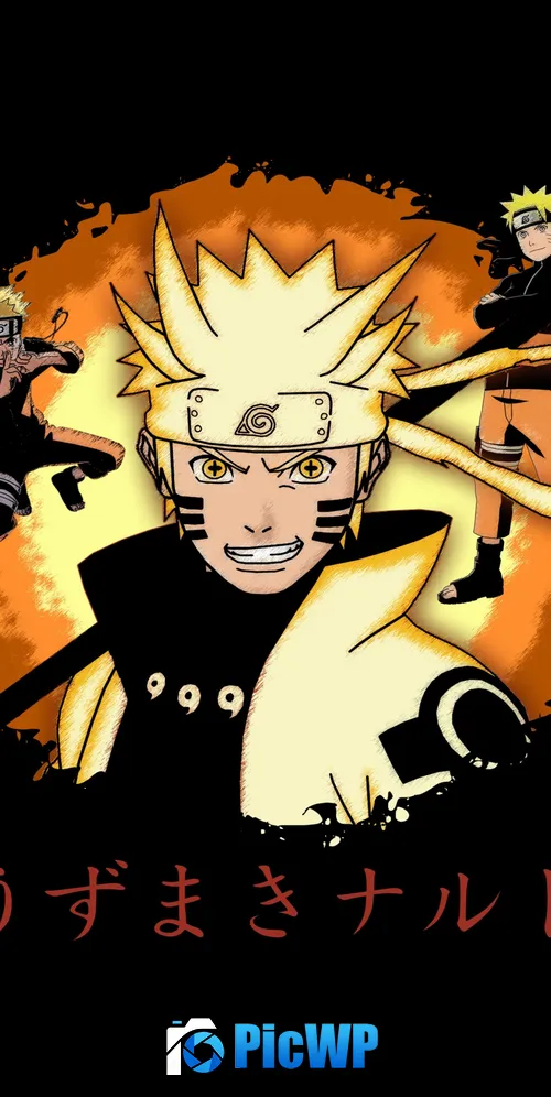 Naruto Uzumaki Dark theme 3K Mobile Wallpaper