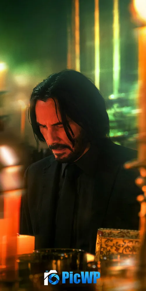 John Wick: Chapter 4 Keanu Reeves as John Wick 3K Mobile Wallpaper