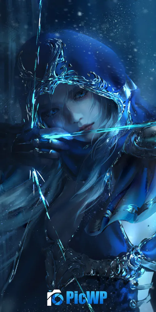 Ashe 3K Mobile Wallpaper