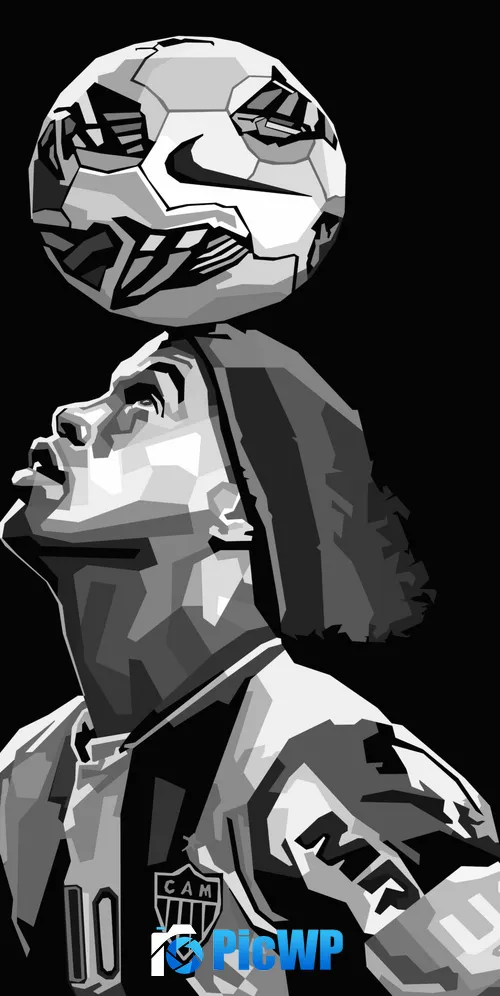 Ronaldinho Iconic 3K Mobile Wallpaper