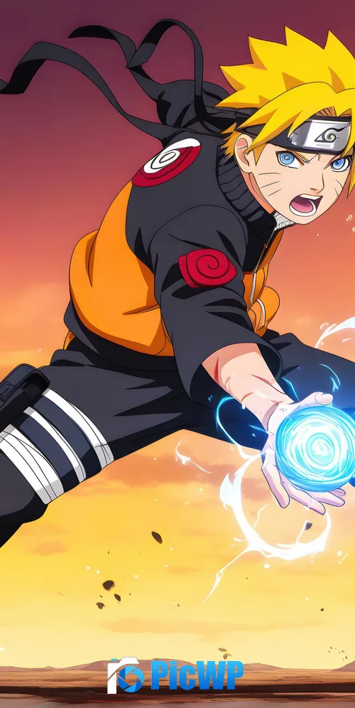 Naruto Uzumaki Dramatic 3K Mobile Wallpaper