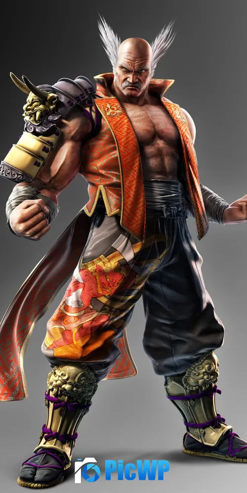 Heihachi Mishima Tekken 3K Mobile Wallpaper