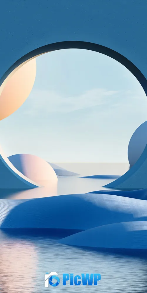 Abstract background Aesthetic 3K Mobile Wallpaper