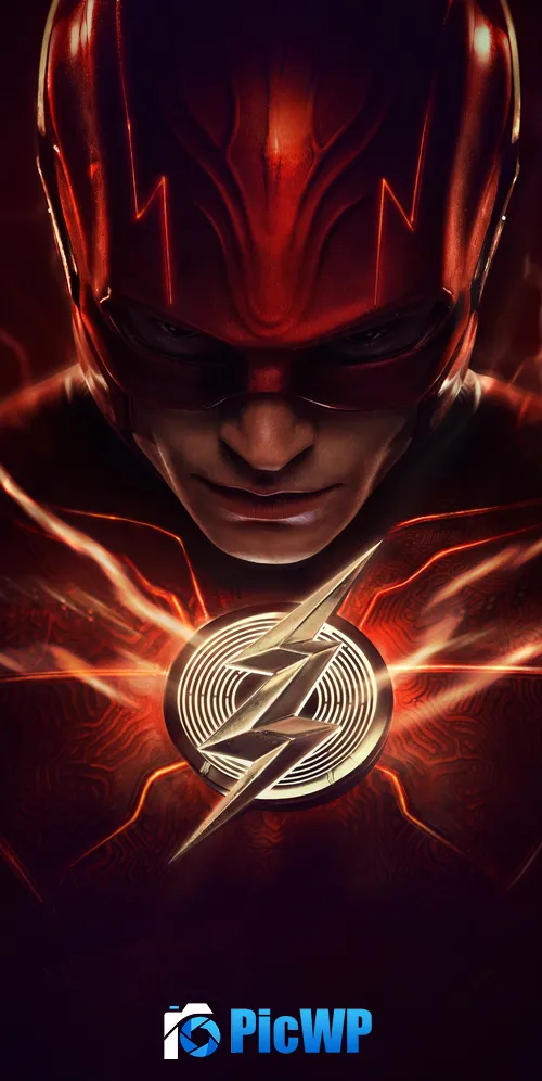 Ezra Miller as Barry Allen The Flash 3K Mobile Wallpaper