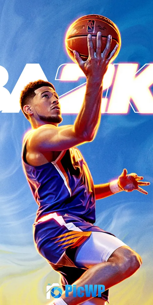 Devin Booker NBA 2K23 3K Mobile Wallpaper