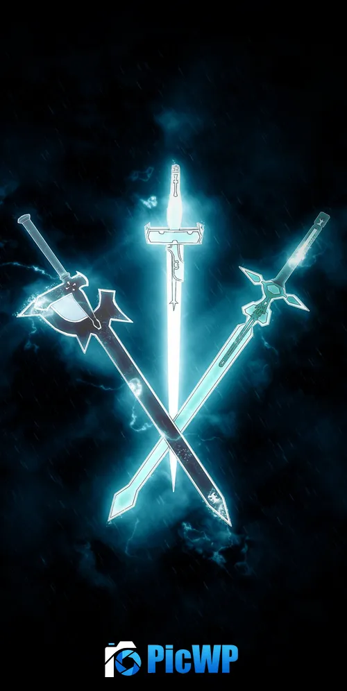 Sword Art Online Elucidator sword 3K Mobile Wallpaper
