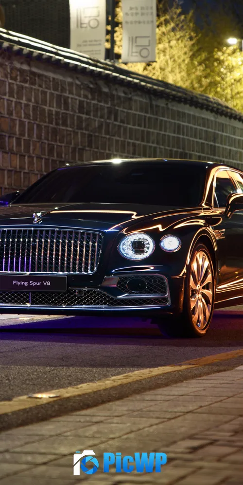 Bentley Flying Spur V8 High Performance Sedan 3K Mobile Wallpaper
