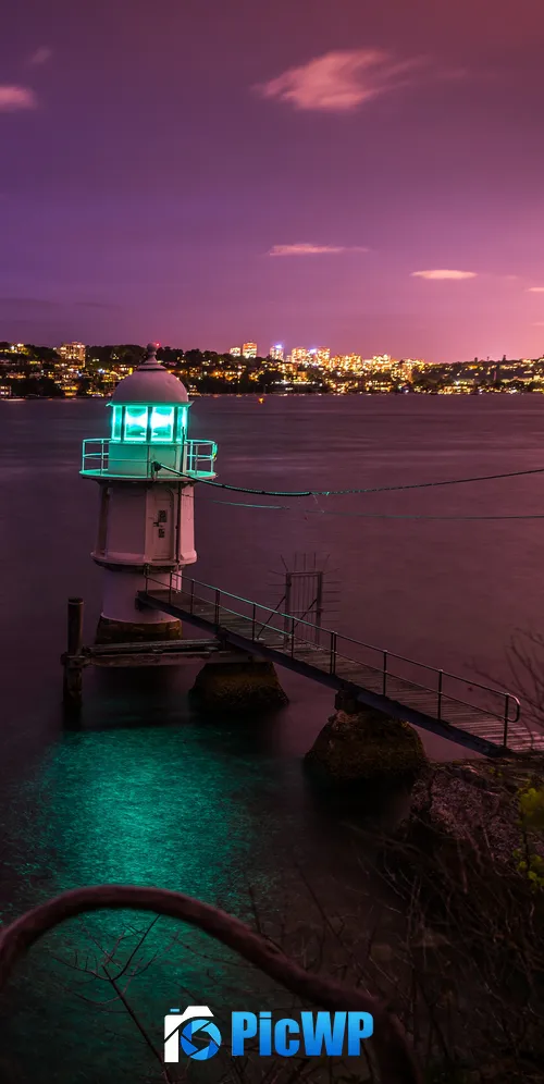 Sydney Harbour Lighthouse 3K Mobile Wallpaper