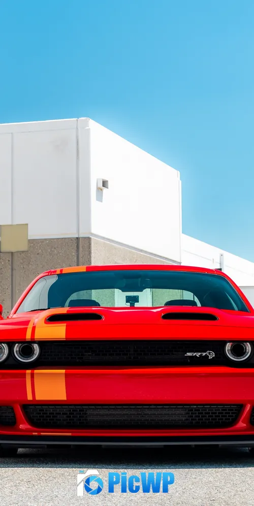 Dodge Challenger SRT Muscle cars 3K Mobile Wallpaper