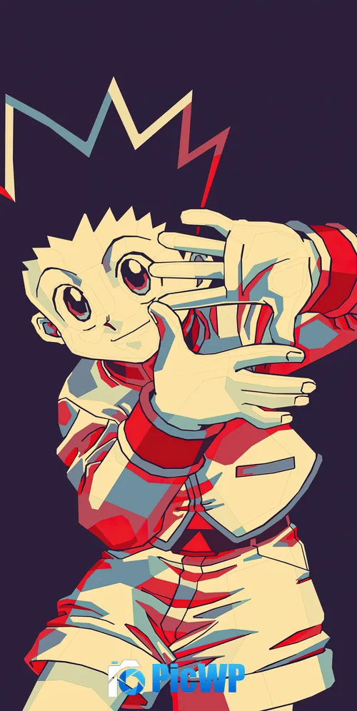 Gon Freecss Minimalist 3K Mobile Wallpaper